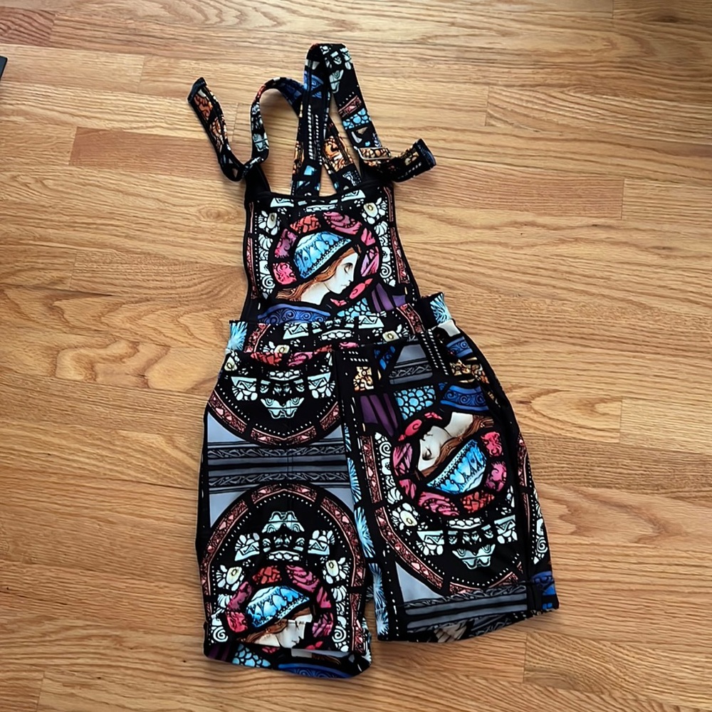 XS BlackMilk Cathedral Short Overalls